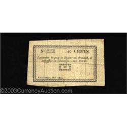 Glassville, NY- P. Burns 5¢, 10¢ Oct. 1814 Harris 5, 7Two extremely rare notes issued from this Onei