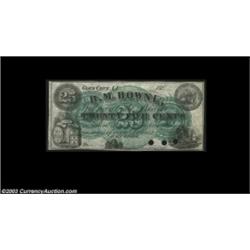 Glen Cove, NY- R.M. Bowne 25¢ Harris 3A very scarce Long Island issuer. This is the Harris plate pie