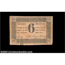 Hamilton, NY- Whitney & Graves 6¢ Dec. 29, 1814 Harris 7Another truly rare early Hamilton issue, thi