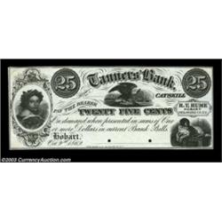 Hobart, NY- R.T. Hume 25¢ Oct. 9, 1862 Harris 6The sole example listed from this community, with thi