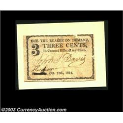 Hudson, NY- John J. Davis 3¢ Oct. 13, 1814 Harris 45The Harris plate note from this issuer, and the