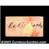 Image 2 : Hudson, NY- E.A. Roraback 1¢, 2¢, 3¢Three cardboard chits, each signed on the reverse by Mr. Rorabac