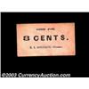Image 5 : Hudson, NY- E.A. Roraback 1¢, 2¢, 3¢Three cardboard chits, each signed on the reverse by Mr. Rorabac