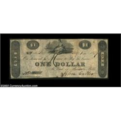 Hyde Park, NY- John Caller $1 July 14, 1837 Harris 10The Harris plate example, and a neat early issu