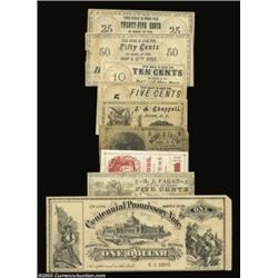 Ilion, NY- J.A. Chappell 5¢ Harris HC6; H.J. Fagin 5¢ Harris HC16; H.C. Keigh 5¢, 10¢, 25¢, 50¢ $1 H