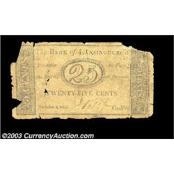 Lansingburgh, NY- The Bank of Lansingburgh 10¢, 25¢ Nov. 4, 1814 Haxby UNL Harris 24, 26A rare pair