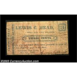 Lockpitt, NY- Lewis C. Mead 3¢, 15¢ Nov. 1, 1862 Harris 4, 7The only two denominations listed from t