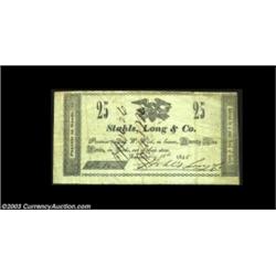 Lockport, NY- Stahls, Long & Co. 25¢, 50¢, $1, $2 Harris 80, 81, 82, 84A very rare set of four piece