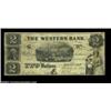 Image 1 : Lockport, NY- The Western Bank $2 March 18, 1855 S10First note we've ever had to offer from this rar