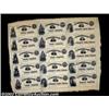Image 1 : Marathon, NY- Unknown Issuer 5¢ (4)-10¢ (4)-25¢ (5)-50¢ (2) Harris 16-17-18-19 Uncut SheetAn uncut s
