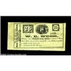 Image 1 : McConnelsville, NY- W.D. Wood 25¢ Oct. 28, 1862 Harris 5The Harris plate note, and the only example
