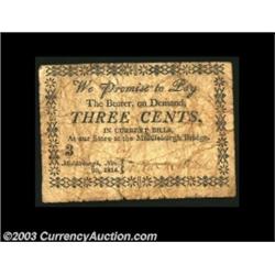 Middleburgh, NY- Unidentified Issuer 3¢ Nov. 20, 1814 Harris 20The Harris plate note and the only pi
