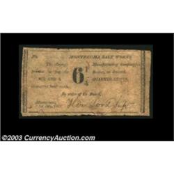 Montezuma, NY- Montezuma Salt Works 6 1/4¢ July 1, 1815 Harris 3The Harris plate note and an extraor