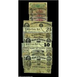 Moriah, NY- Farmers & Mechanics Union 25¢ Nov. 20, 1862 Harris 6 FineMumford, NY- L.N. Snead 5¢ Nov.