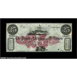 Mt. Vernon, NY- J.S. VanCourt 25¢ Harris 3The plate note and the sole example we've ever seen from t