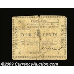 New York, NY- Corporation of the City of New York 1¢, 4¢, 6¢ Dec. 26, 1814 Harris 53, 55, 56Three pi