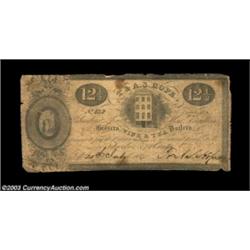 New York, NY- T. & A.S. Hope 12 1/2¢ July 20, 1837 Harris 586A very scarce Hard Times example from t