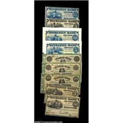 New York, NY- Manchester & MacKeller 3¢, 5¢, 10¢ Nov. 20, 1862 Harris 660-662; D.S.Perry & Co. 3¢, 5