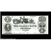 Image 1 : New York, NY- The Nassau Bank $1 G2 ProofA lovely ex-ABNCo sale Proof on card stock. Uncirculated, 4