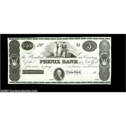New York, NY- Phenix Bank $5 G42 ProofA sharply printed Murray, Draper, Fairman & Co. Proof on brigh