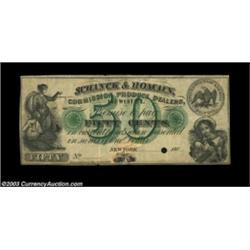 New York, NY- Schanck & Romain 50¢ Harris 937 The sole denomination listed for this issuer in Harris