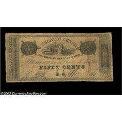New York, NY- Terapin Lunch 50¢ Harris 1027A great note with a most unusual vignette featuring a pai
