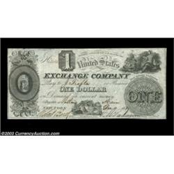 New York, NY- United States Exchange Co. $1, $2, $3, $4 Harris 1057-1060A nice set of four pieces wh