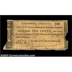 New York, NY- The York & Jersey Steam-Boat Ferry Company 10¢ Dec. 15, 1814 Harris 242The Harris plat