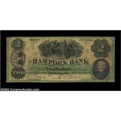 North Castle, NY - Hampden Bank $2 Feb. 1, 1862 G8aWhile well circulated, this scarce piece looks be