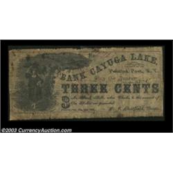 Painted Post, NY- C.L. Chatfield 3¢ Dec. 25, 1862 Harris 5The only note listed from this rare issuer
