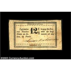 Paris, NY- Simms Robinson 12 1/2¢ Dec. 1814 Harris 6The Harris plate note from this early tavern kee