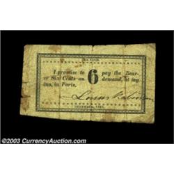 Paris, NY- Simms Robinson 6¢, 25¢ Dec. 1814 Harris 5, 7Two pieces from this early Oneida County issu