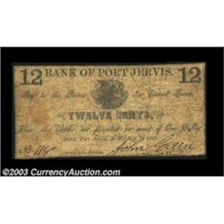 Port Jervis, NY- John Green 12¢ Nov. 7, 1862 Harris 22An extremely rare denomination which is very s
