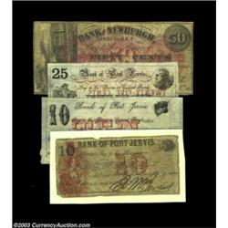 Port Jervis, NY- J.M. Bernard 10¢Oct. 30, 1862 Harris 5; Bronson & Bacon 10¢ Nov. 1, 1862 Harris 10;