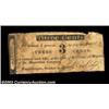 Image 1 : Poughkeepsie, NY- Manhattan Company 3¢ Oct. 5, 1815 Harris 26Another extremely rare early fractional