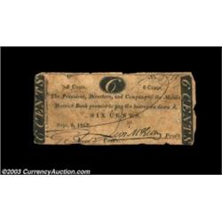 Poughkeepsie, NY- Middle District Bank 6 ¢ Sept. 8, 1815 Haxby G12 Harris 35The Harris plate note fo