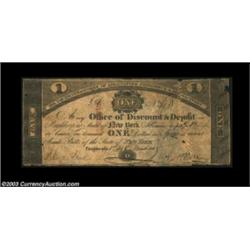 Poughkeepsie, NY- Unidentified Issuer $1 Jan. 1, 1817 Harris 98 The plate note from this unidentifie