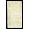 Image 2 : Redford, NY- Redford Glass Co. 25¢-25¢-50¢-75¢ Harris 8-8-9-10 Uncut SheetA lovely uncut sheet with