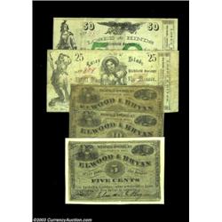 Richfield Springs, NY- Elwood & Bryan 5¢, 10¢, 25¢ Oct. 1862 Harris 5-7; Losee & Hinds 25¢, 50¢ Oct.
