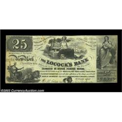 Rochester, NY - Locock's Bank Advertising NoteAn advertising note with a 25¢ face value extolling th