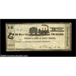 Rochester, NY- N. Rose & Co. 12 1/2¢ Harris 160A neat early piece which, although undated, likely co