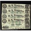 Image 5 : Rogersville, NY- D.L. Kingsley 5¢, 10¢, 25¢, 50¢ Sept. 1, 1862 Harris 5-8One of each denomination kn