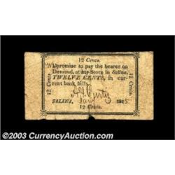 Salina, NY- A. Curtiss 12¢ 1815 Harris 4 (2 Pcs.); Unidentified Issuer 12¢ 1815 Harris UNLThree piec
