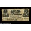 Image 1 : Saratoga Springs, NY- P.M. Moriarty 25¢ April 1853 Harris 25A very scarce note which is the plate ex