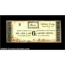 Sharon, NY- B. Eldridge 6 1/4¢ Oct. 9, 1815 Harris 6The Harris plate example for this rare early iss