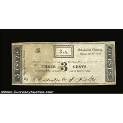 Sharon, NY- B. Eldridge 3¢, 25¢ Oct. 1815 Harris 4, 10Two pieces, the 3¢ with considerable aging, th