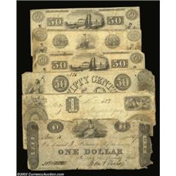 Spencer, NY- H. Miller 12 1/2¢, 50¢ (2) Harris 9, 13, 14; John A. Nichols 50¢, $1 (2) Harris 20, 22,