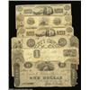 Image 1 : Spencer, NY- H. Miller 12 1/2¢, 50¢ (2) Harris 9, 13, 14; John A. Nichols 50¢, $1 (2) Harris 20, 22,