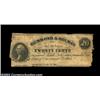 Image 1 : Springville, NY- Richmond & Holman 20¢ Nov. 20, 1862 Harris UNLThe only piece of scrip we've seen fr