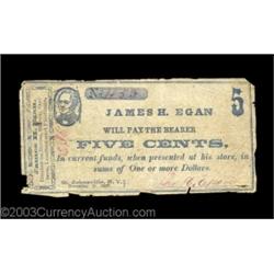 St. Johnsville, NY- James H. Egan 5¢ Nov. 18, 1862 Harris 5; A. Thumb & Brother 5¢ (2), 10¢ Dec. 1,